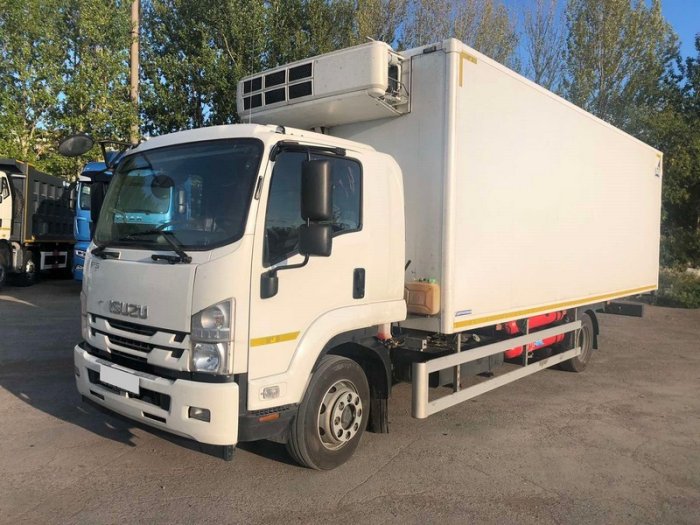 Установка ГБО на Isuzu FS (12 тонн)  2022 г., Газодизель, метан EuropeGas (Польша), двигатель 7,8 л. 6 цилиндров (Дизель)